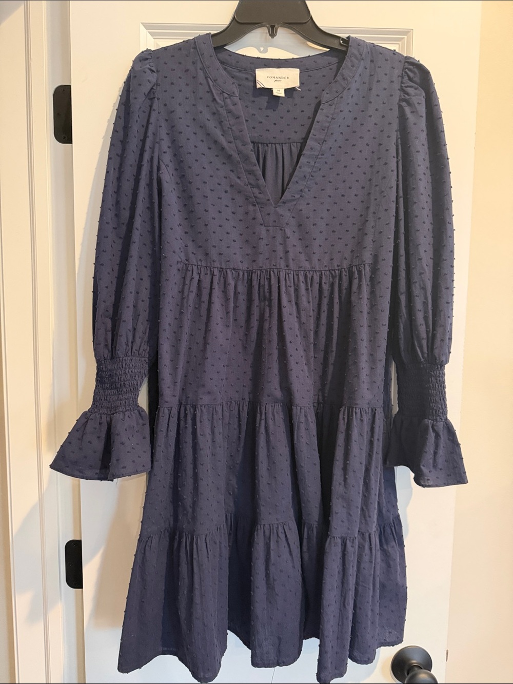 Tuckernuck Pomander Place Swiss Dot Long Sleeve Dress